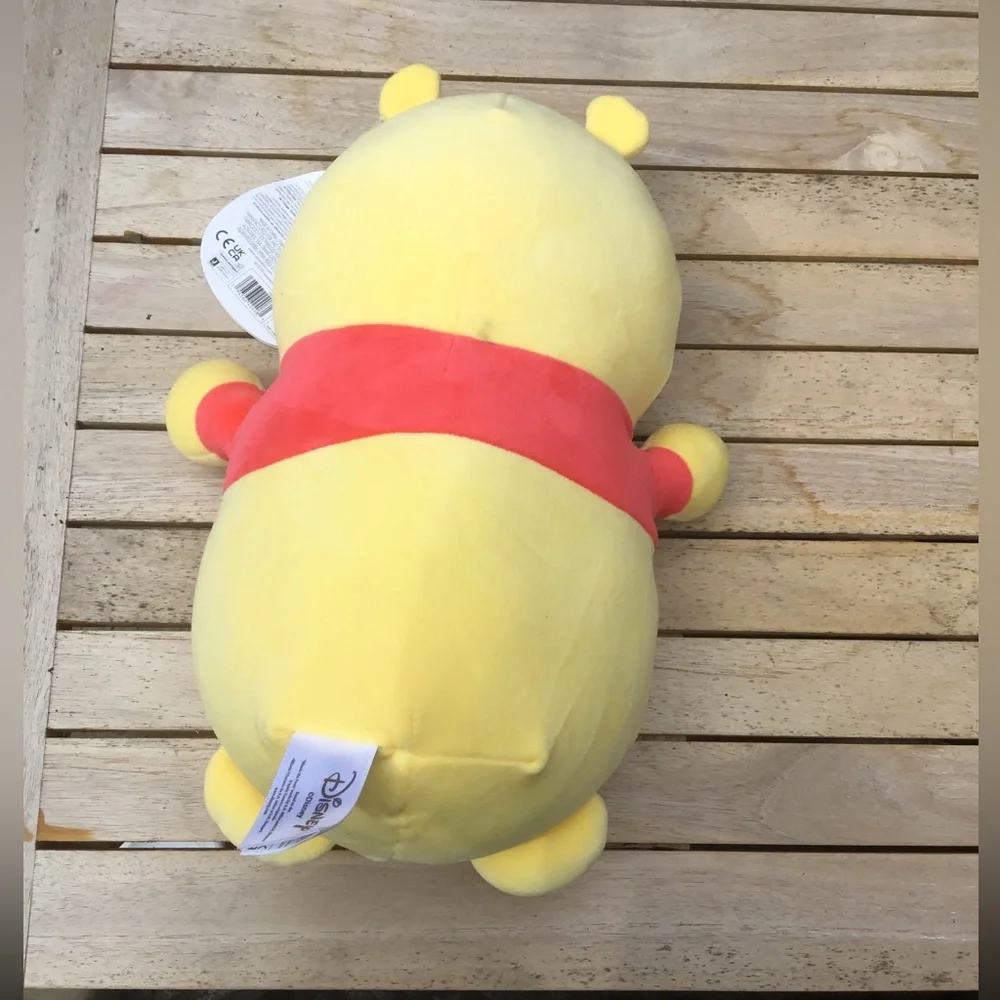 Disney Yellow & Red Winnie the Pooh Plush
